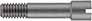 Frizzen screw, .8" length, inside mount threads on end, 6-40 thread, used on late 900, 03 & 05 RPL locks